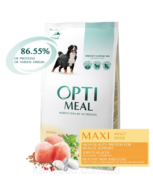 Сухий корм ОПТИМІЛ, для дорослих собак великих порід, 20 кг